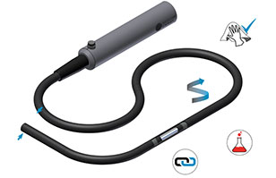 EBS-6900小字符噴碼機超韌性喉管可折疊30萬次！