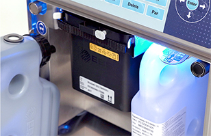 1.1、EBS-6600/ 6900噴碼機(jī) 更換耗材瓶