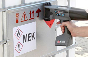 EBS智能手持噴碼機 物流托盤噴碼標識應用