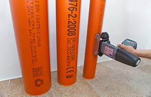 聚丙烯管（PP管）噴碼機 管材領域噴碼機 EBS智能手持噴碼機